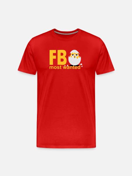 most wanted chick egg - Men's Premium Organic T-Shirt - red