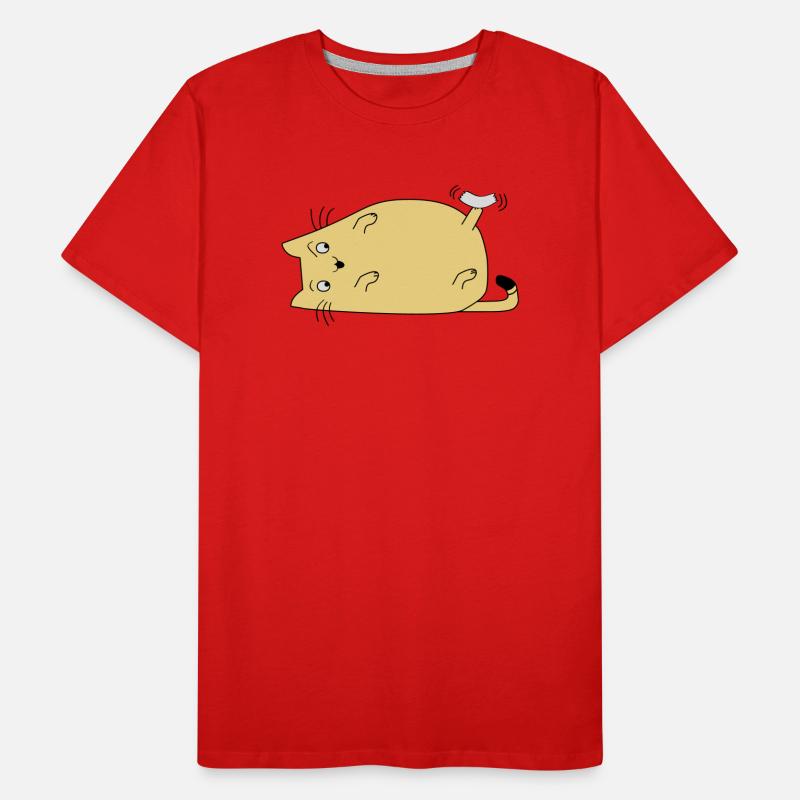 Chat avec du ruban adhésif T-shirt bio Premium Homme
