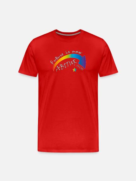 Future Now Abitur 2026 - Men's Premium Organic T-Shirt - red