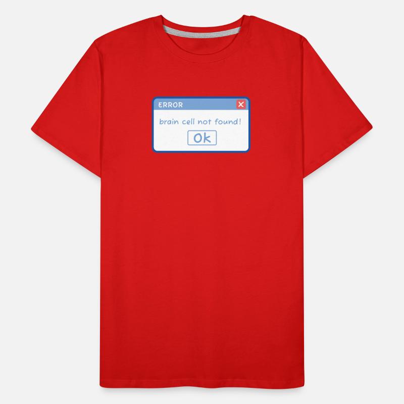 funny E-mail design, meme, idiot, computer humor Männer Premium Bio T-Shirt