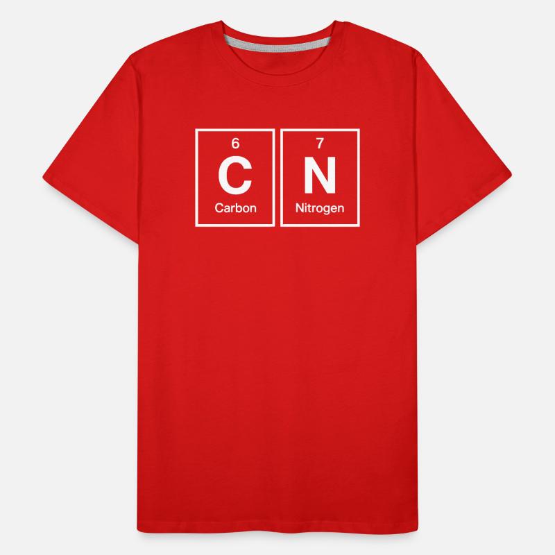 Six Seven 67 Éléments d’humour de mème Chimie T-shirt bio Premium Homme