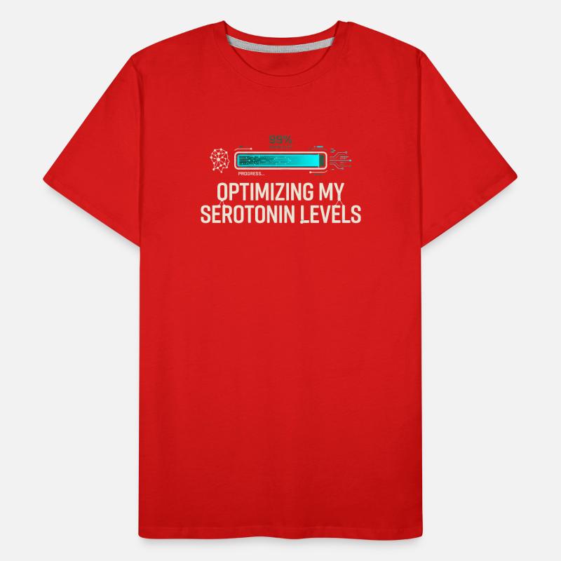 Serotonin Optimizing Men's Premium Organic T-Shirt