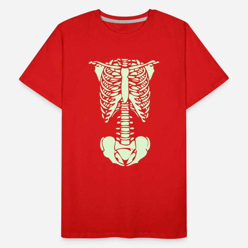 squelette T-shirt bio Premium Homme