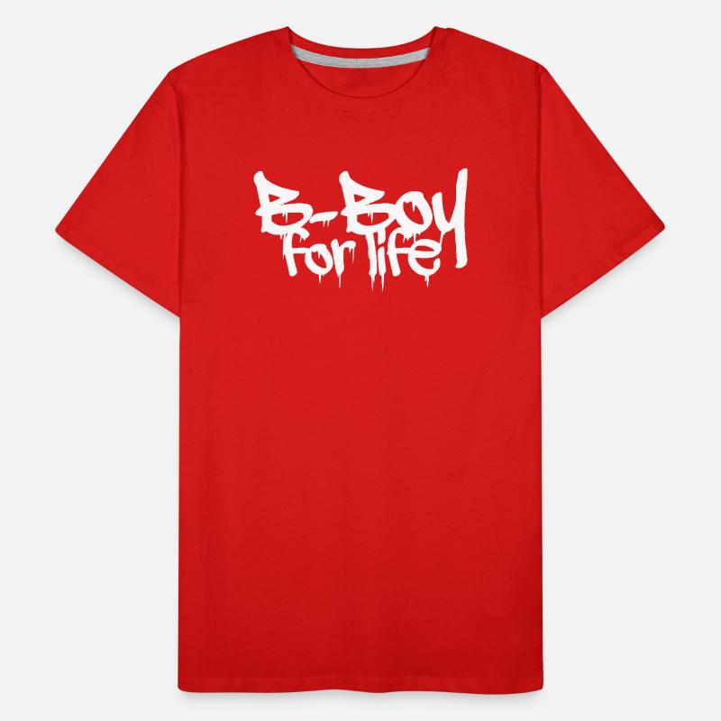 Bboy Lifestyle Graffiti Breakdance Crew Icône T-shirt bio Premium Homme