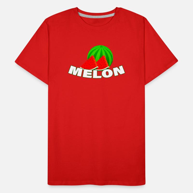 MELON Männer Premium Bio T-Shirt