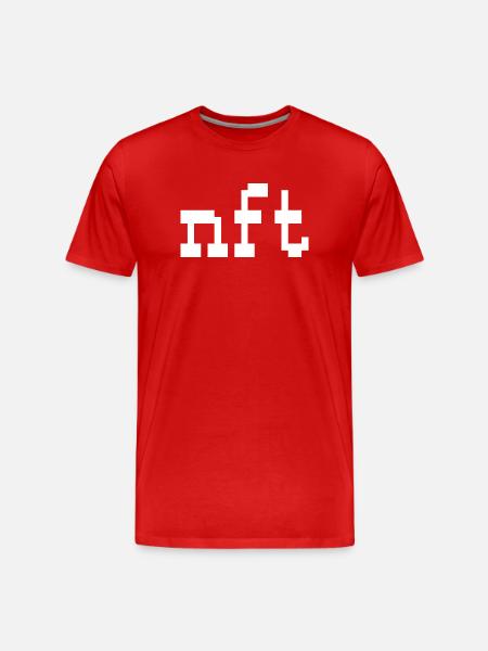 Nft - Men's Premium Organic T-Shirt - red