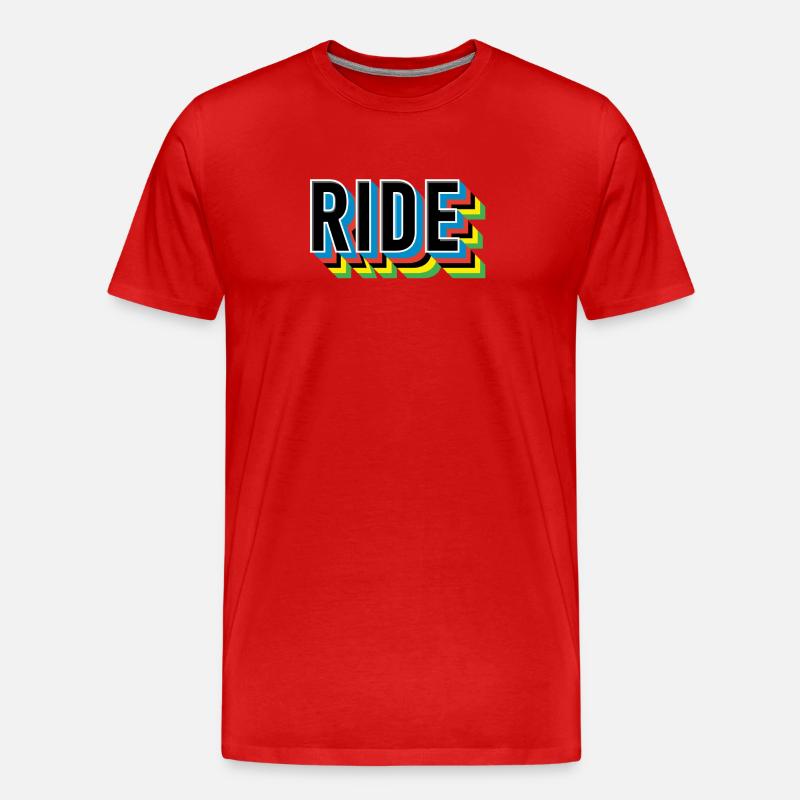 REITEN - Männer Premium Bio T-Shirt - Rot