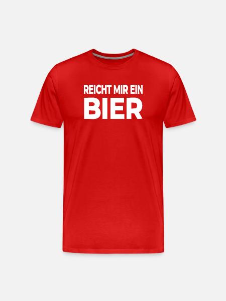 Bière - T-shirt bio Premium Homme - rouge