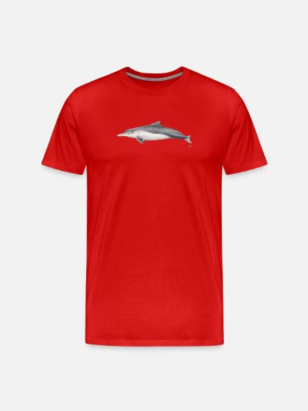 Australian dolphin - Dolphin Sousa sahulensis - Men's Premium Organic T-Shirt - red