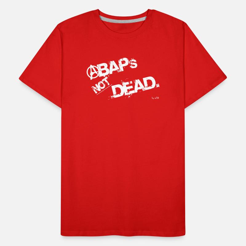 ABAPsNotDead white Männer Premium Bio T-Shirt