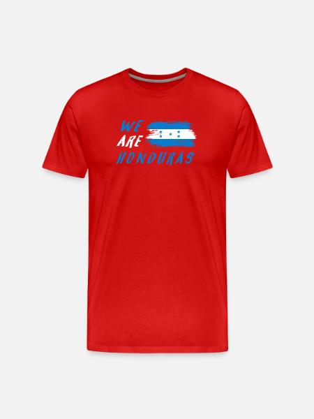 We are Honduras - Men's Premium Organic T-Shirt - red