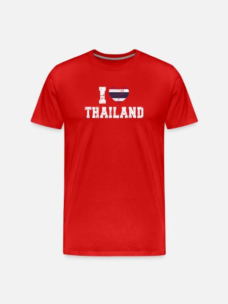 Thaïlande - T-shirt bio Premium Homme - rouge