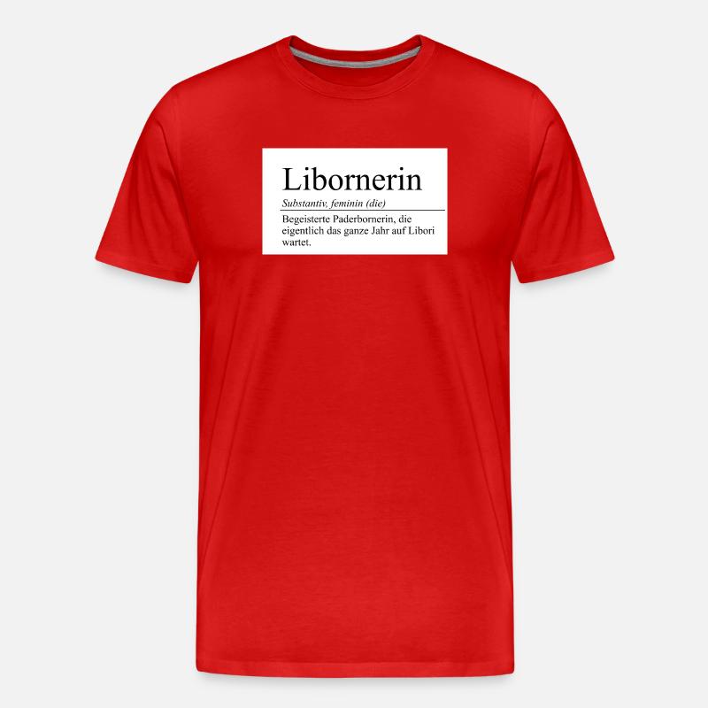 libornerin - Männer Premium Bio T-Shirt - Rot