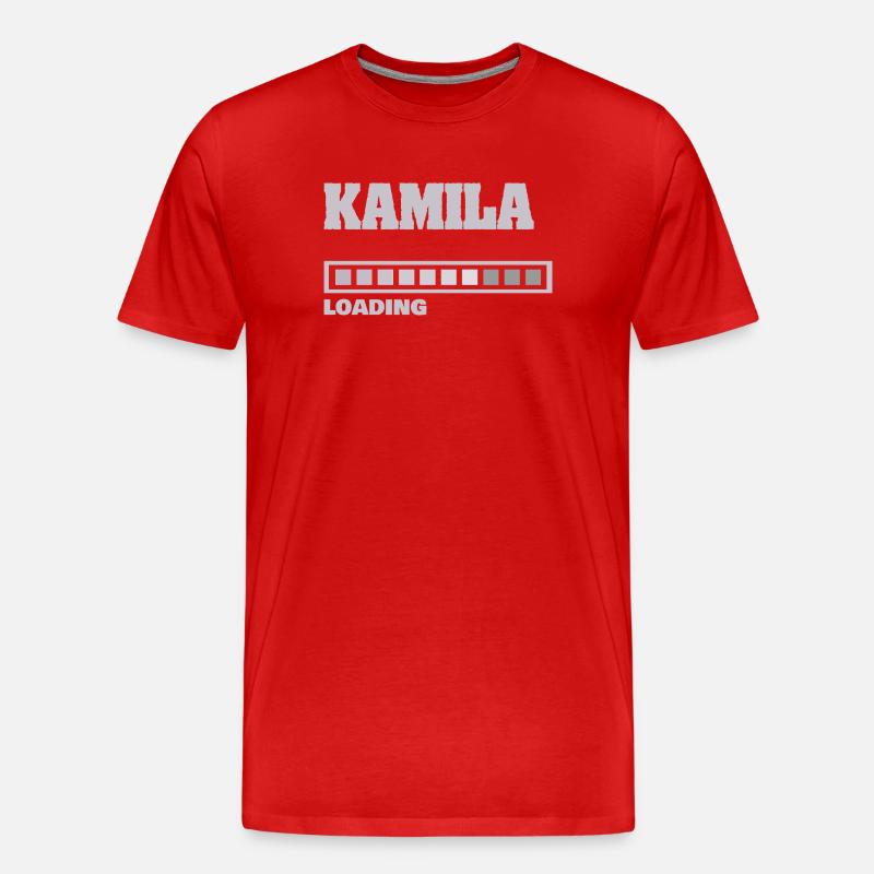 Kamila - Männer Premium Bio T-Shirt - Rot