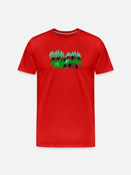 Silhouette de Kiefen - T-shirt bio Premium Homme - rouge