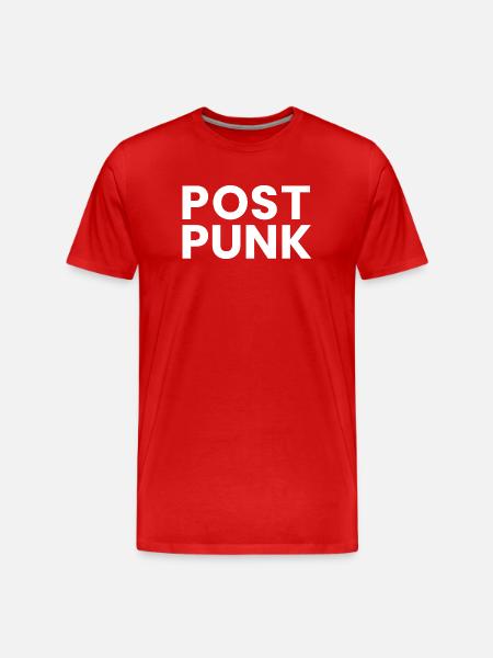 Post punk - T-shirt bio Premium Homme - rouge