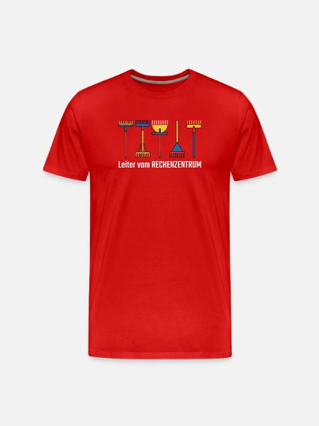 Rechenzentrum Gärtner Garten Gartenarbeit - Männer Premium Bio T-Shirt - Rot