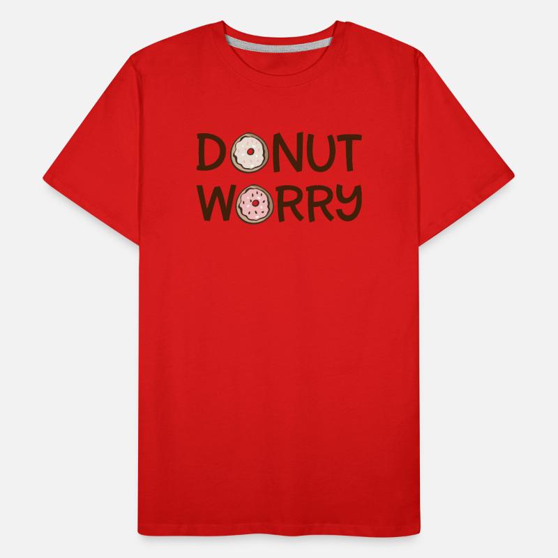 Donut worry T-shirt bio Premium Homme