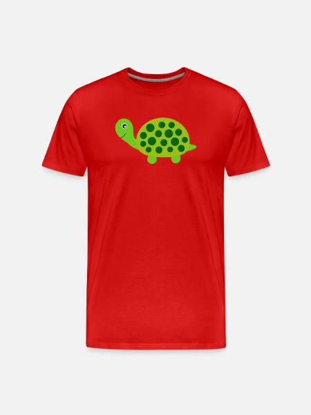 Turtle Turtles - Men's Premium Organic T-Shirt - red