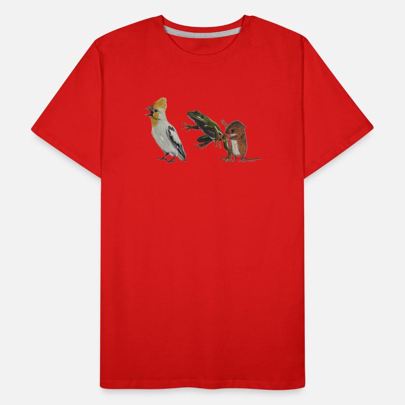 Die Polonaise oder Vogel, Frosch und Maus Männer Premium Bio T-Shirt