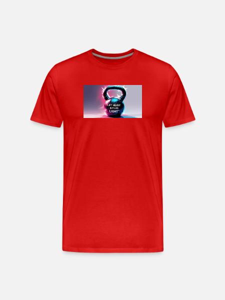 Kettelball with motivational slogan - Men's Premium Organic T-Shirt - red