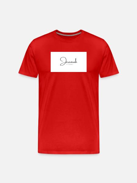 Jeremiah Fisher - Men's Premium Organic T-Shirt - red