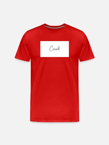 Conrad Fisher - Men's Premium Organic T-Shirt - red