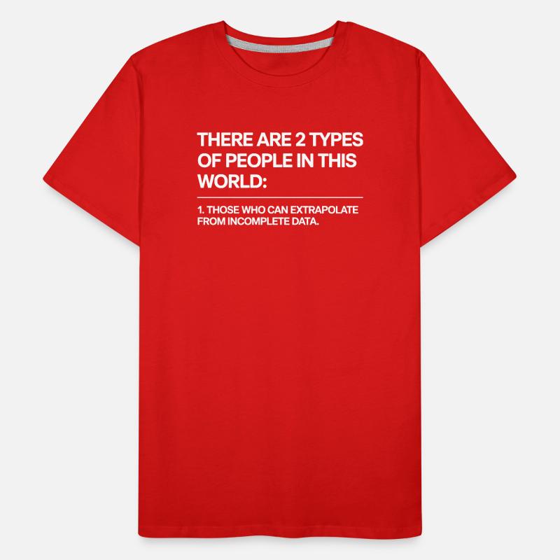 Statistik Analyse Data Science Extrapolation Männer Premium Bio T-Shirt