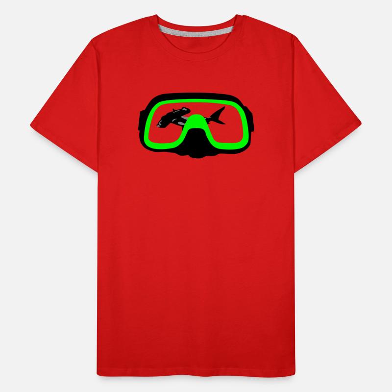 Lunettes de plongée T-shirt bio Premium Homme