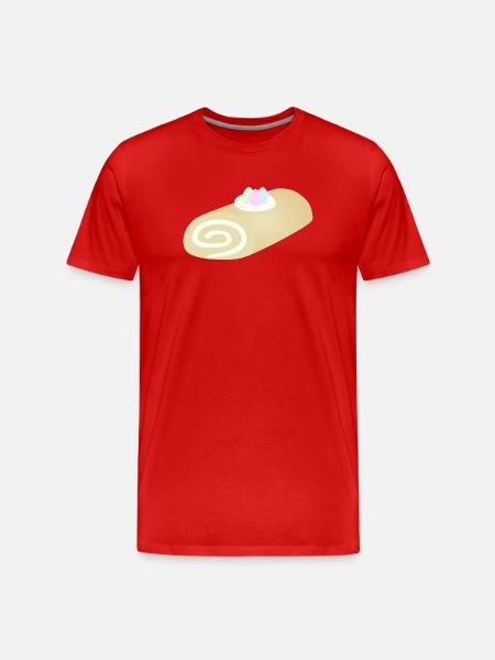 Easter Pastel Swirl Roll - Men's Premium Organic T-Shirt - red