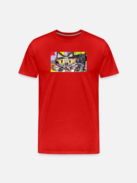 Micu.neo-cat - T-shirt bio Premium Homme - rouge