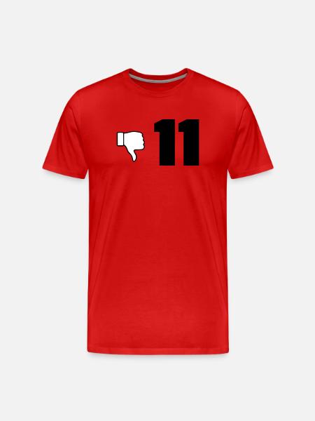 Elf schlecht - Männer Premium Bio T-Shirt - Rot