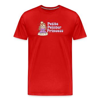 Idée cadeau Artist Graphic Petite Painter Princess - T-shirt bio Premium Homme - rouge - Devant - Damien (186cm)