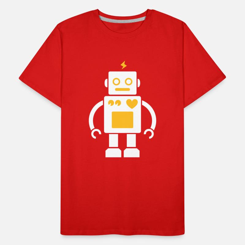 Robot #2_2c Men's Premium Organic T-Shirt