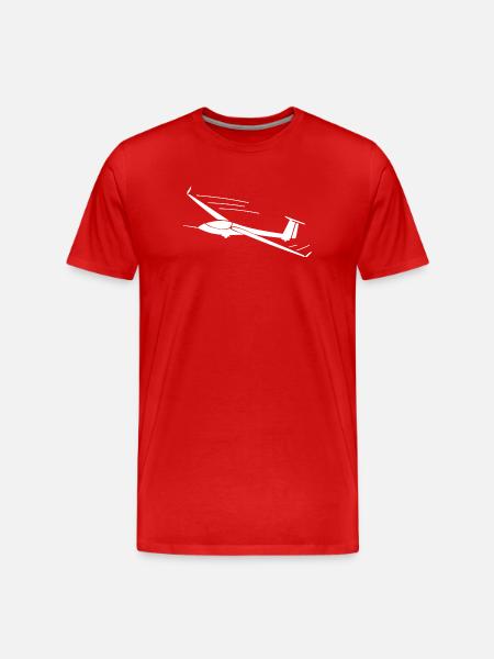 Glider glider pilot gift ideas - Men's Premium Organic T-Shirt - red