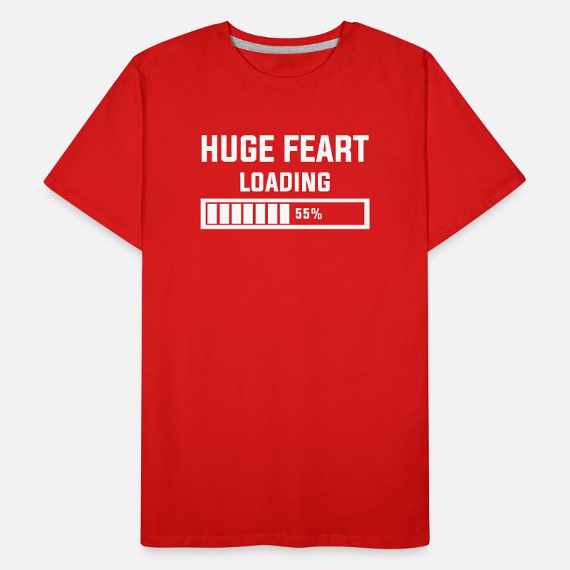 Horror-Inspired Loading Screen Design Men's Premium Organic T-Shirt