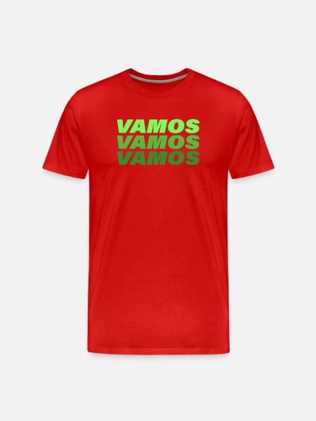 Vamos - T-shirt bio Premium Homme - rouge