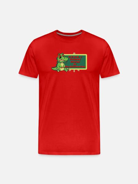 Crock: FEAR = Focused Energy At Re-Affirmation - Men's Premium Organic T-Shirt - red