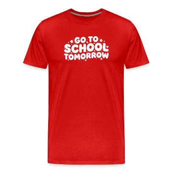 Tu es assez bon sur Internet Meme - T-shirt bio Premium Homme - rouge - Devant - Damien (186cm)