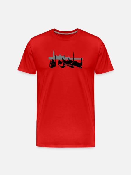 Venise - T-shirt bio Premium Homme - rouge