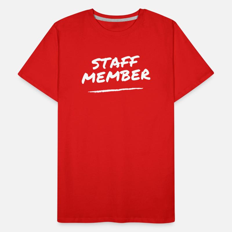 Staff Member - Crew - Team - Mitarbeiter Mitglied Männer Premium Bio T-Shirt