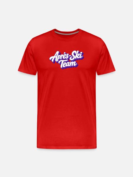 Apres Ski Team - Männer Premium Bio T-Shirt - Rot