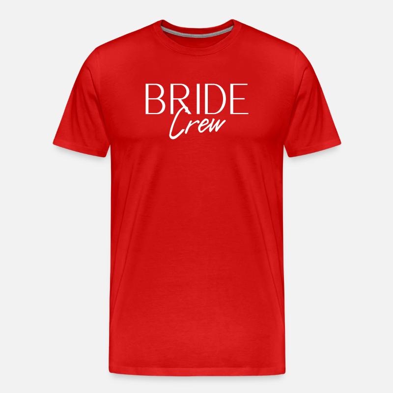 Bride Crew - Männer Premium Bio T-Shirt - Rot