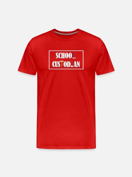 Concierge de l’école - T-shirt bio Premium Homme - rouge