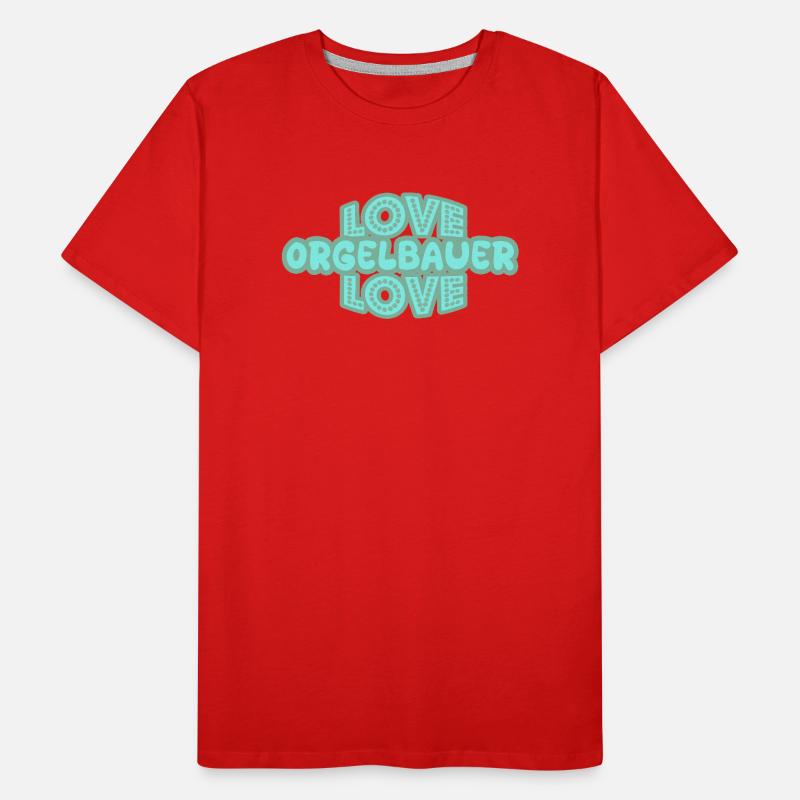 Organ builder as a vocation Men's Premium Organic T-Shirt