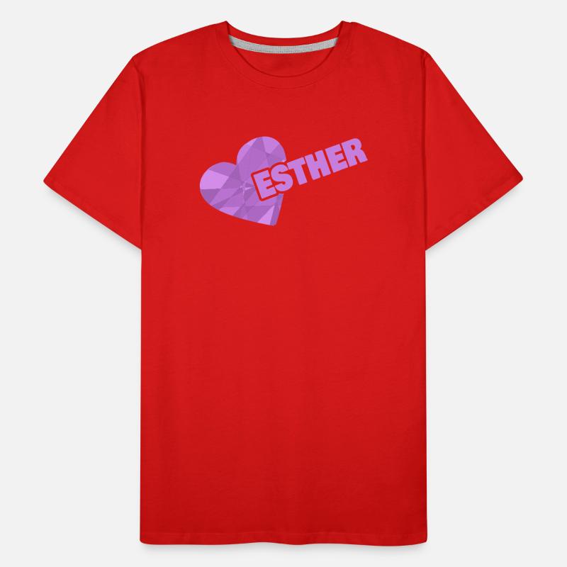 Esther als Kroenchen Männer Premium Bio T-Shirt