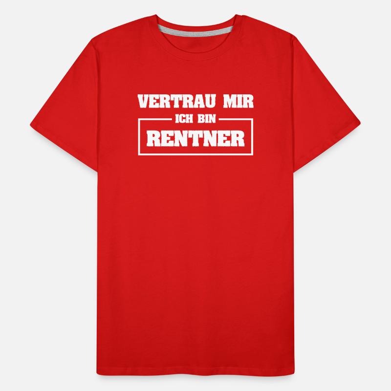 Beruf Rentner Männer Premium Bio T-Shirt