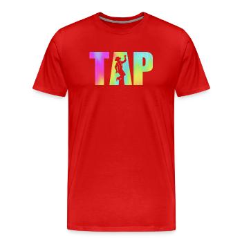 Tanzlehrer - Männer Premium Bio T-Shirt - Rot - Vorne - Damien (186cm)