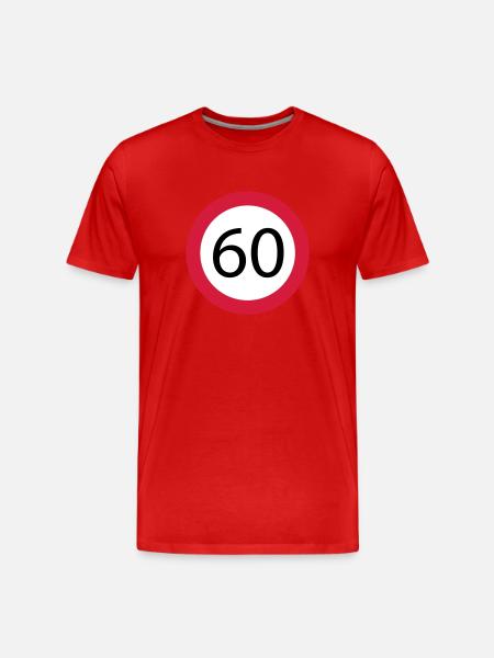 60 - Men's Premium Organic T-Shirt - red
