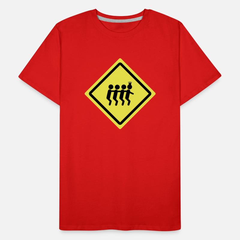 party train roadsign T-shirt bio Premium Homme